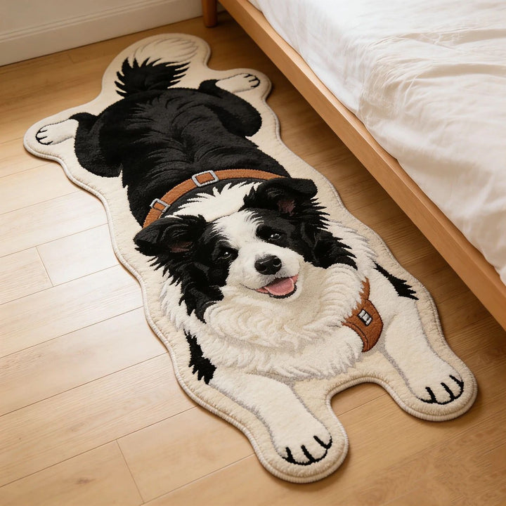 Cute Cat-Themed Plush Area Rug