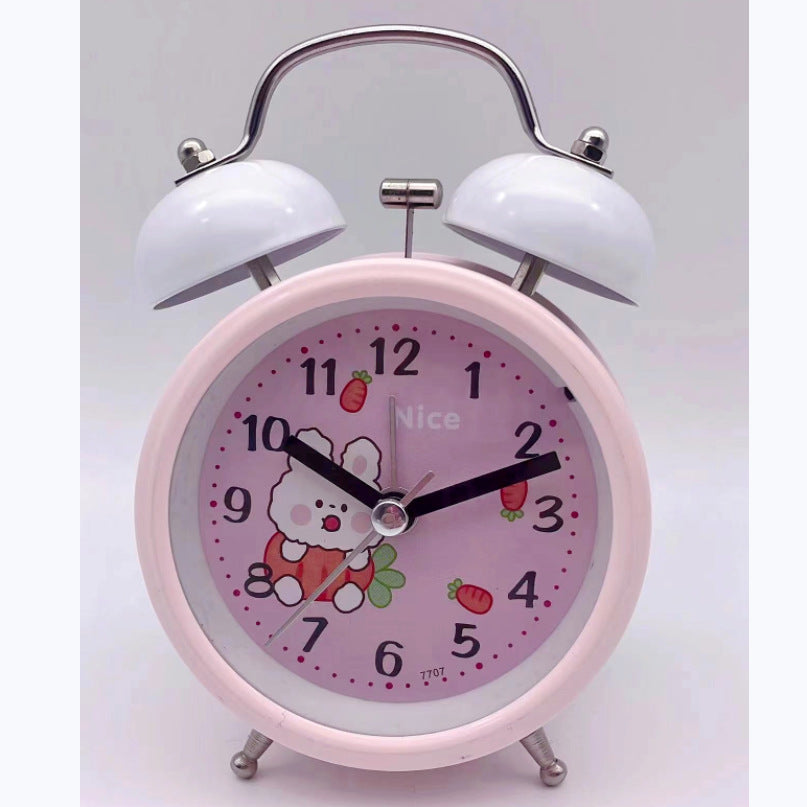 Nostalgic children's alarm clock with cheerful animal motif Kalsten