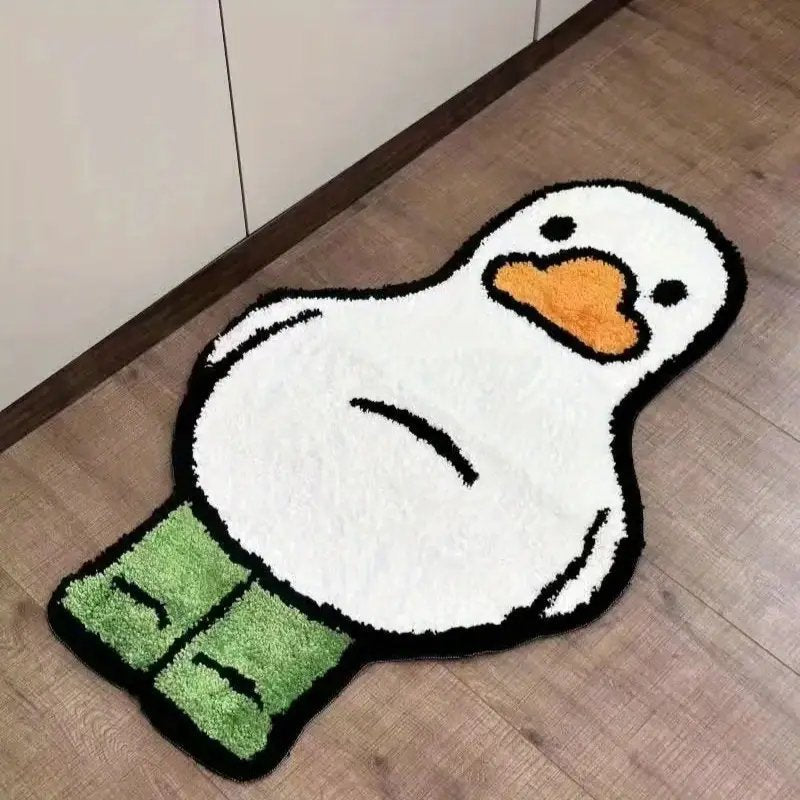 Alien Skateboard Themed Area Rug