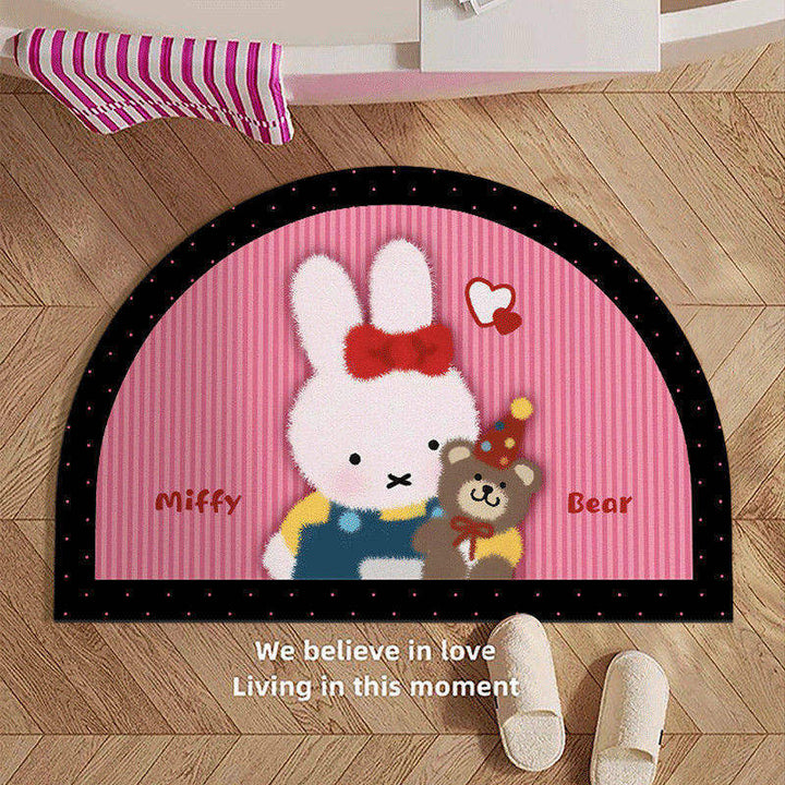 Playful Cartoon-Themed Bath Mat