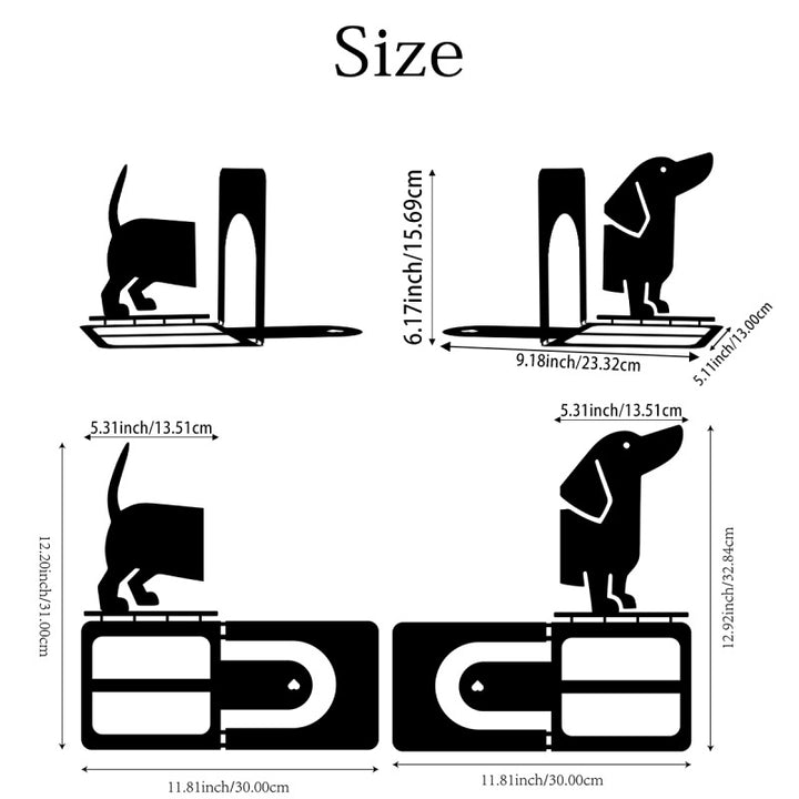 Decorative Animal-Themed Bookends