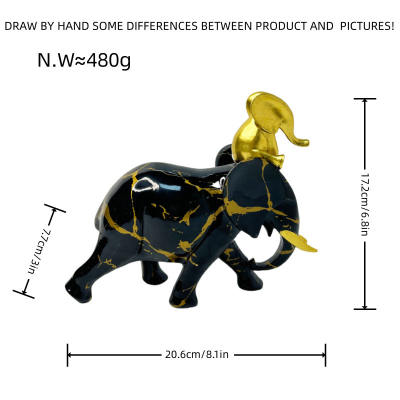 Decorative Elephant Figurine Kalsten