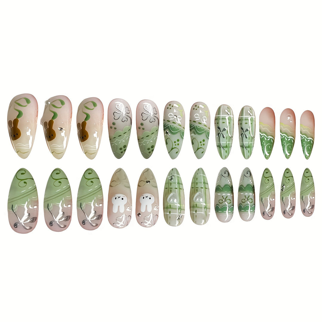 Glamorous Glittery Stiletto Nail Art Kalsten