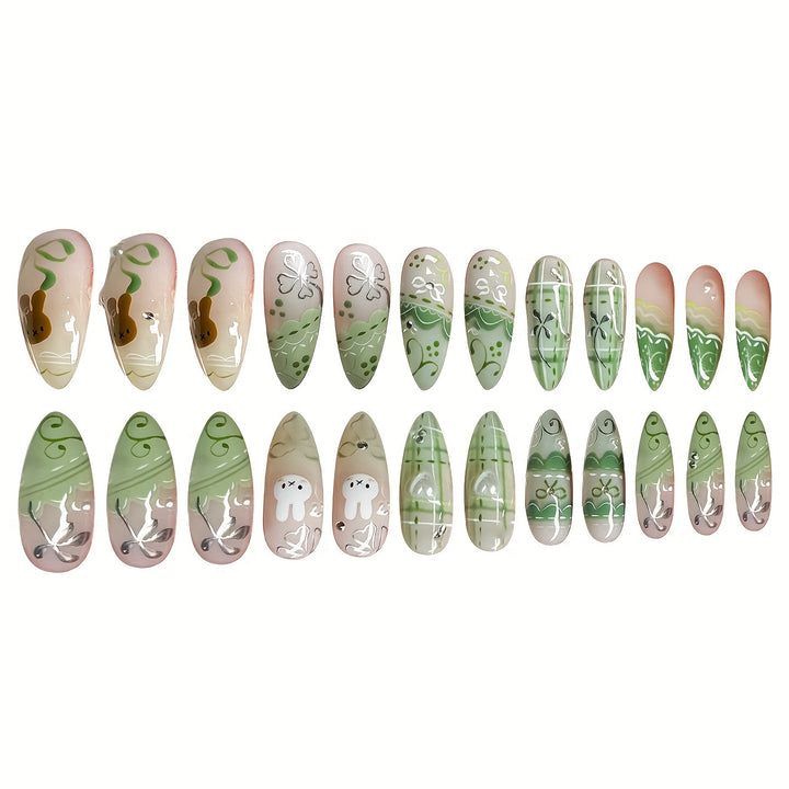 Glamorous Glittery Stiletto Nail Art Kalsten
