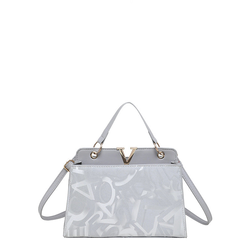 Glossy Structured Handbag