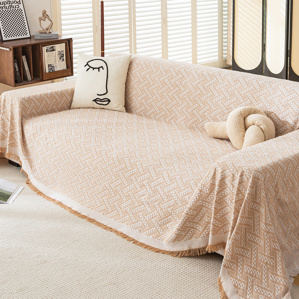 Stylish Woven Sofa Throw Blanket