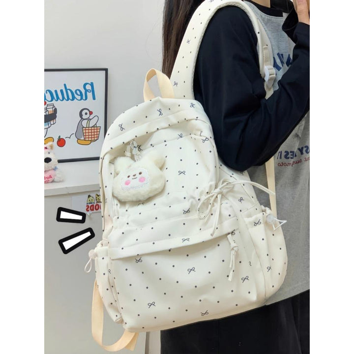 Stylish Polka Dot Casual Backpack Kalsten