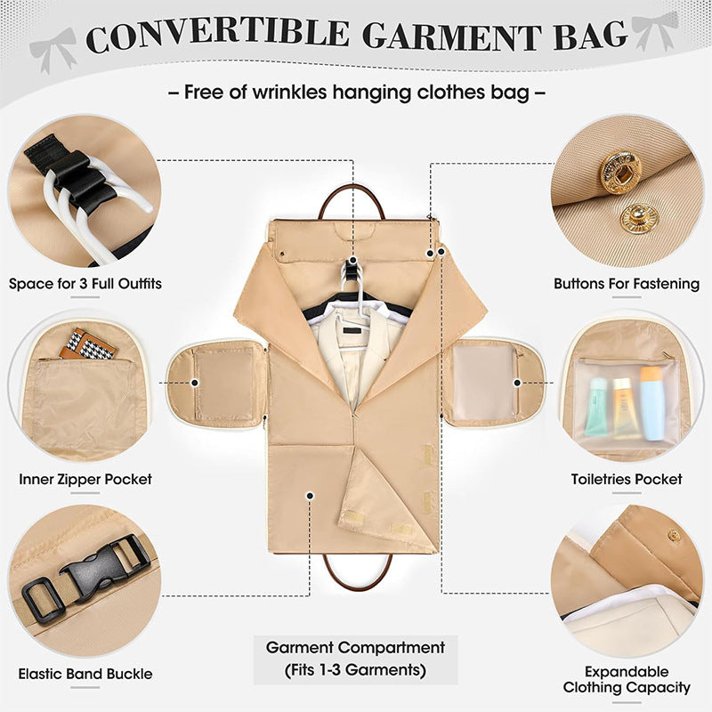 Elegant Travel Bag with Separate Suit Compartment Kalsten