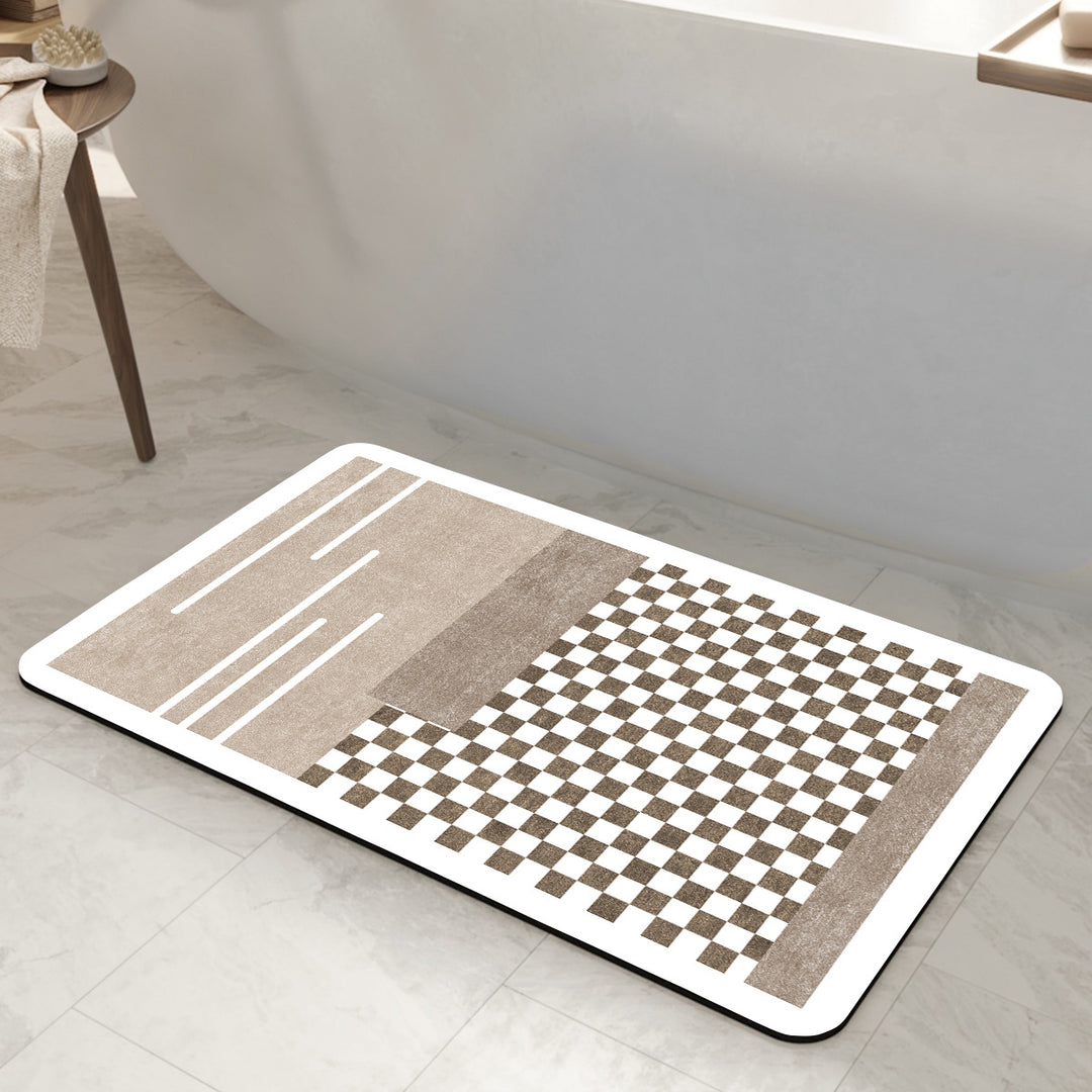 Abstract Modern Bath Mat Kalsten