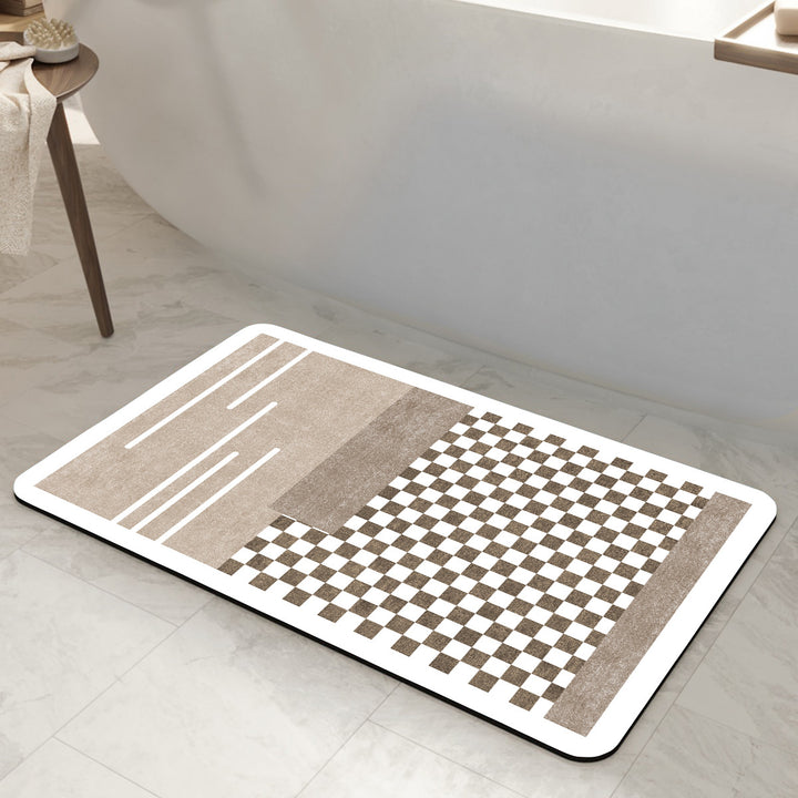 Abstract Modern Bath Mat Kalsten