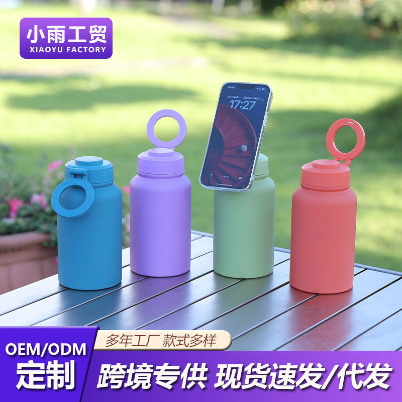 Unisex high-quality insulated drinking bottle with practical carrying handle Kalsten