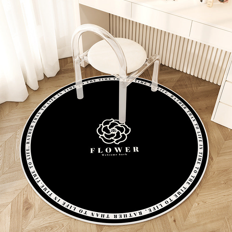 Artistic Round Area Rug for Indoor Home Decor