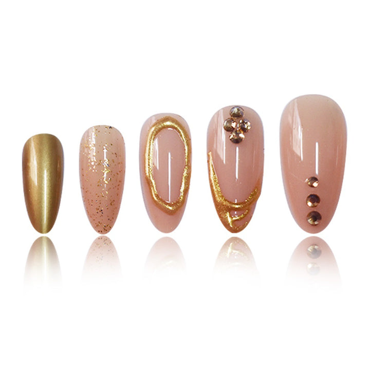 Glamorous 3D Nail Art Extensions Kalsten