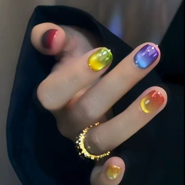 Gradient Ombre Press-On Nails Kalsten