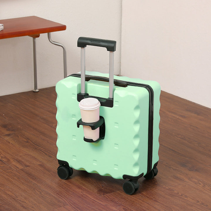 Innovative Beverage Holder Rolling Luggage Kalsten