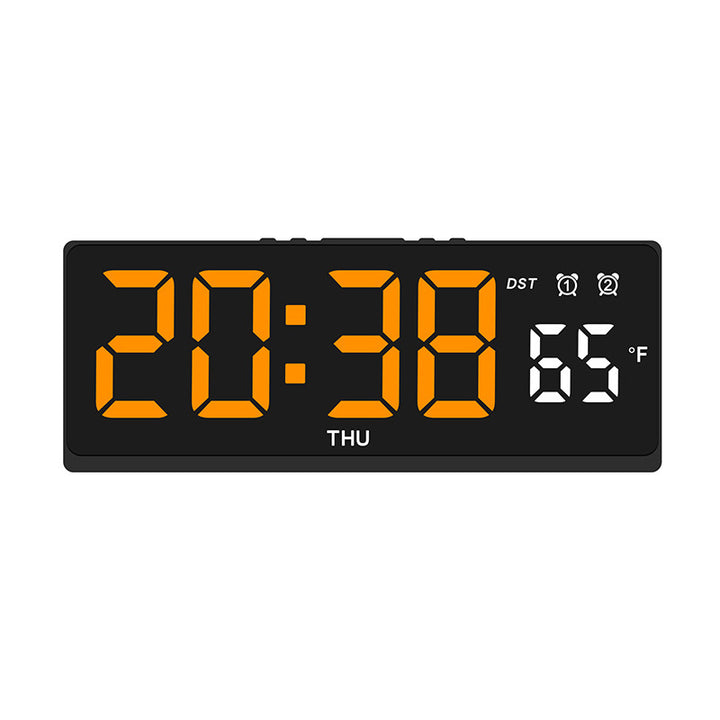 Digital alarm clock with large LED display and weather forecast Kalsten