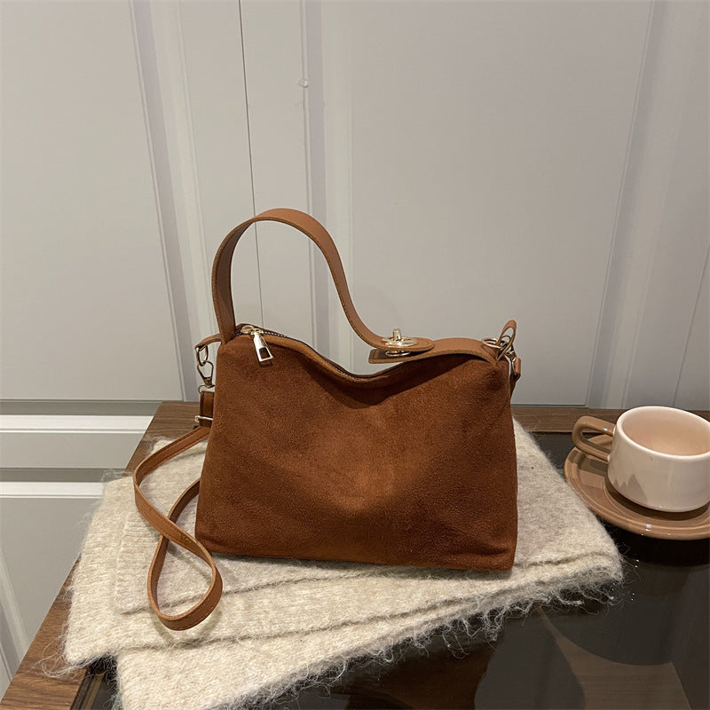Suede Mini Handbag