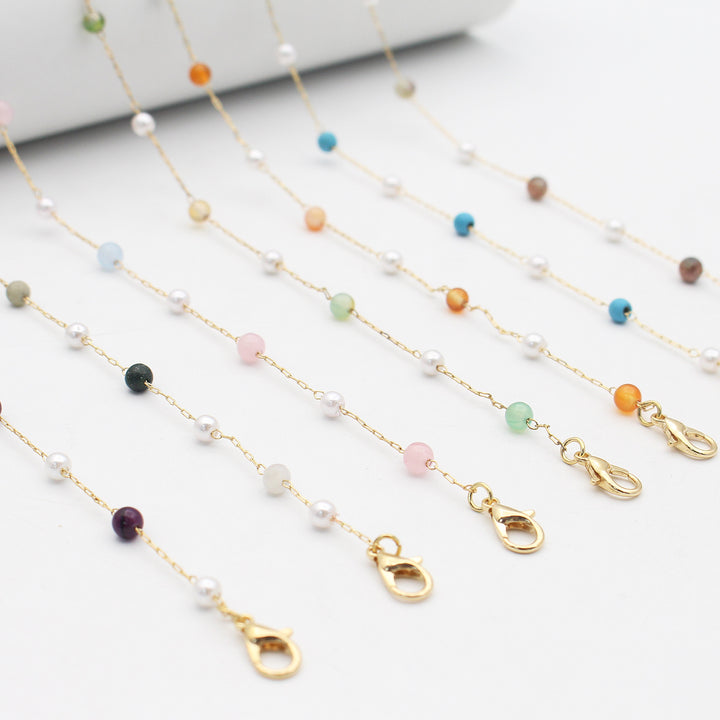 Elegant Multi-Color Eyewear Chain Kalsten