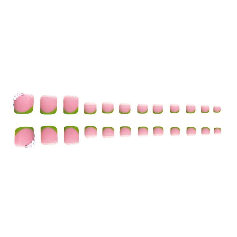 Floral-Embellished Press-On Nail Art Set Kalsten