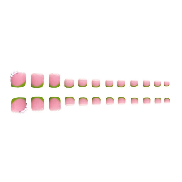Floral-Embellished Press-On Nail Art Set Kalsten