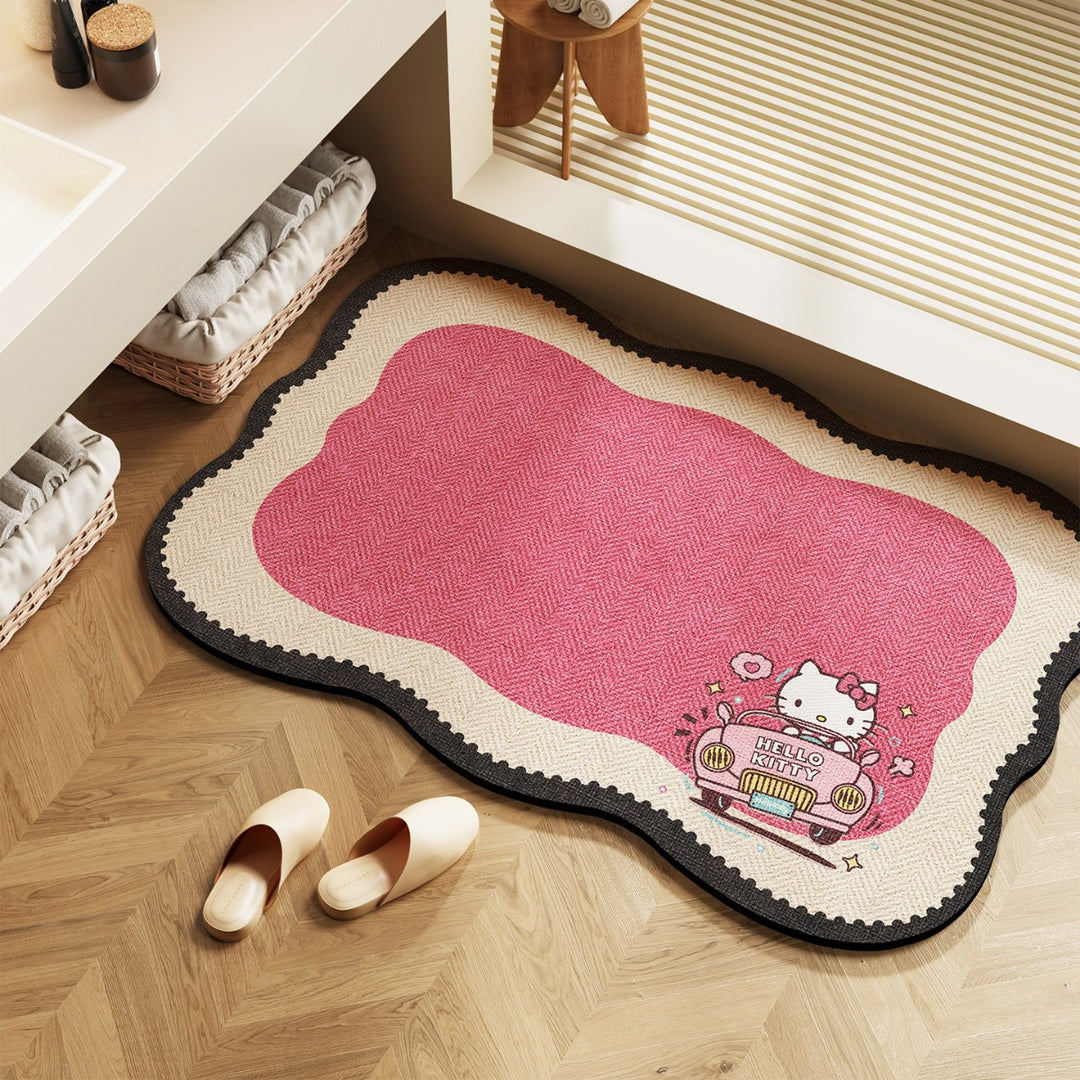 Elegant Decorative Bathroom Mat for Home