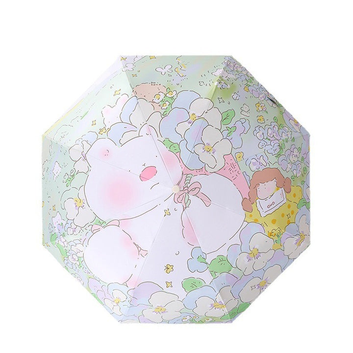 Women's Designer Umbrella with Playful Floral Pattern Kalsten
