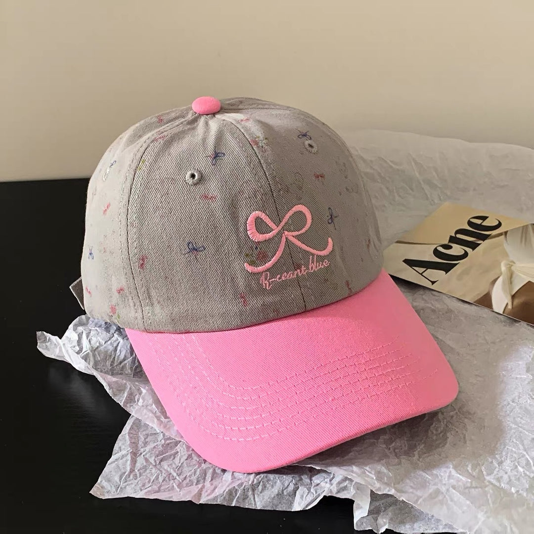 Floral Embroidered Adjustable Baseball Cap