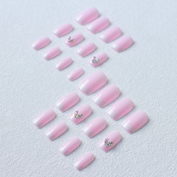 Elegant French Tip Acrylic Nail Art Kit  1790958233