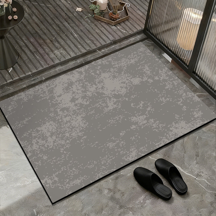 Elegant Floral Design Entrance Mat