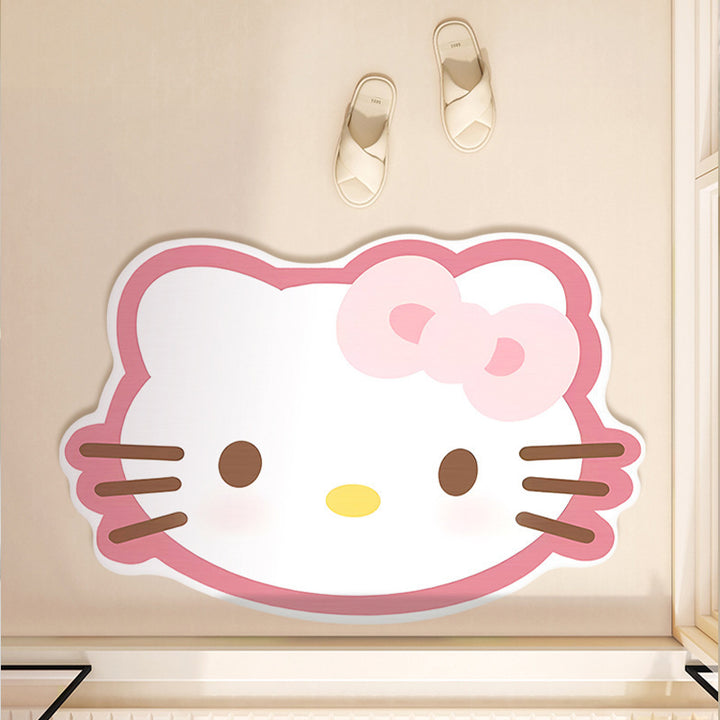 Hello Kitty Themed Soft Bathroom Mat