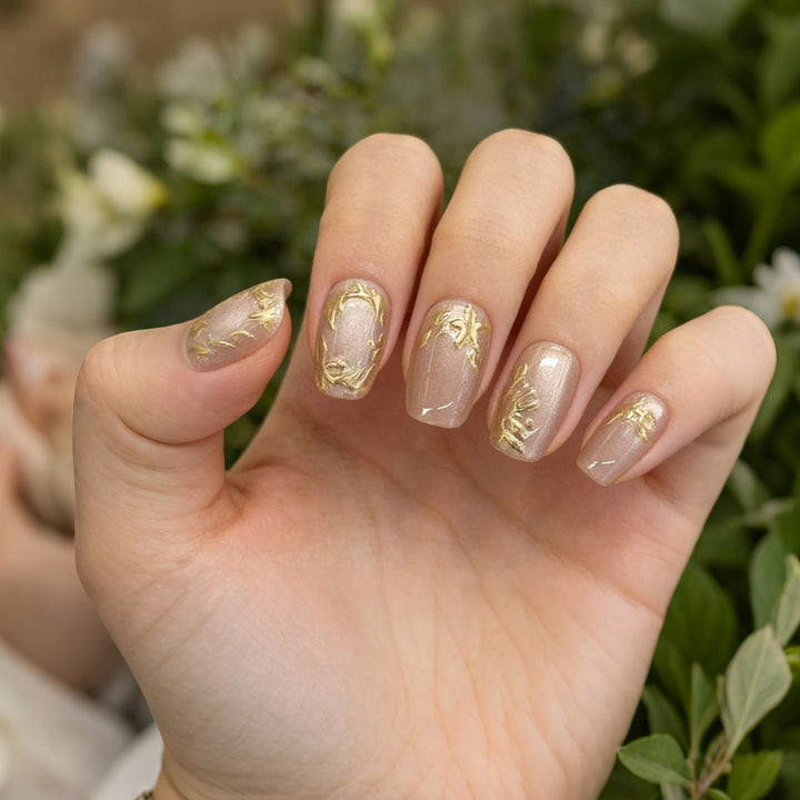 Elegant Press-On Nail Set Kalsten