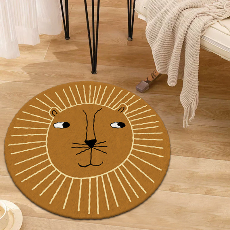 Educational Alphabet Round Rug