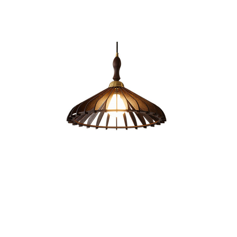 Artistic Wooden Pendant Light