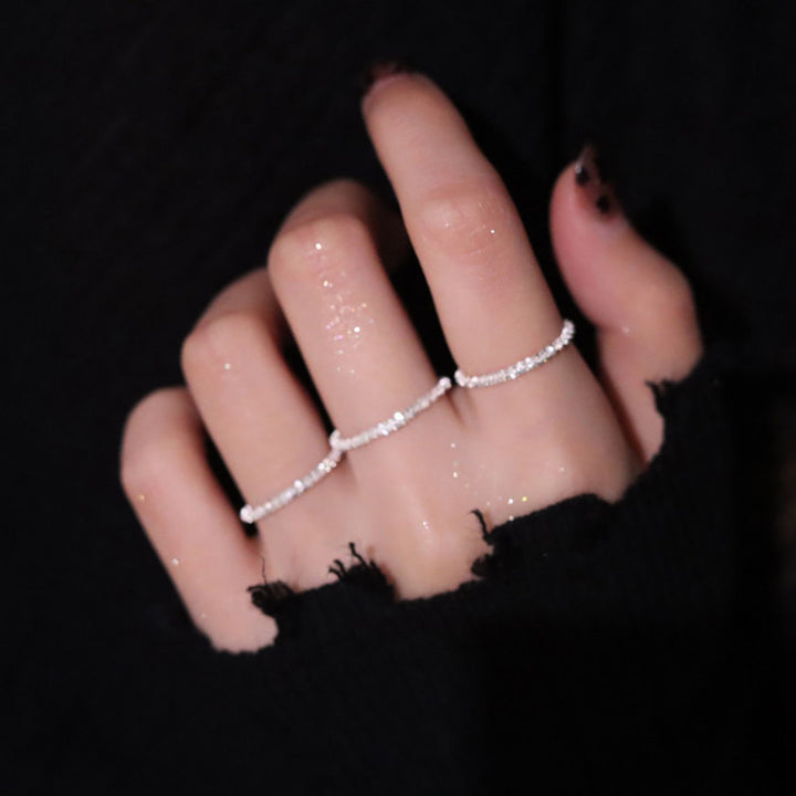 Sparkling Crystal Band Ring Kalsten