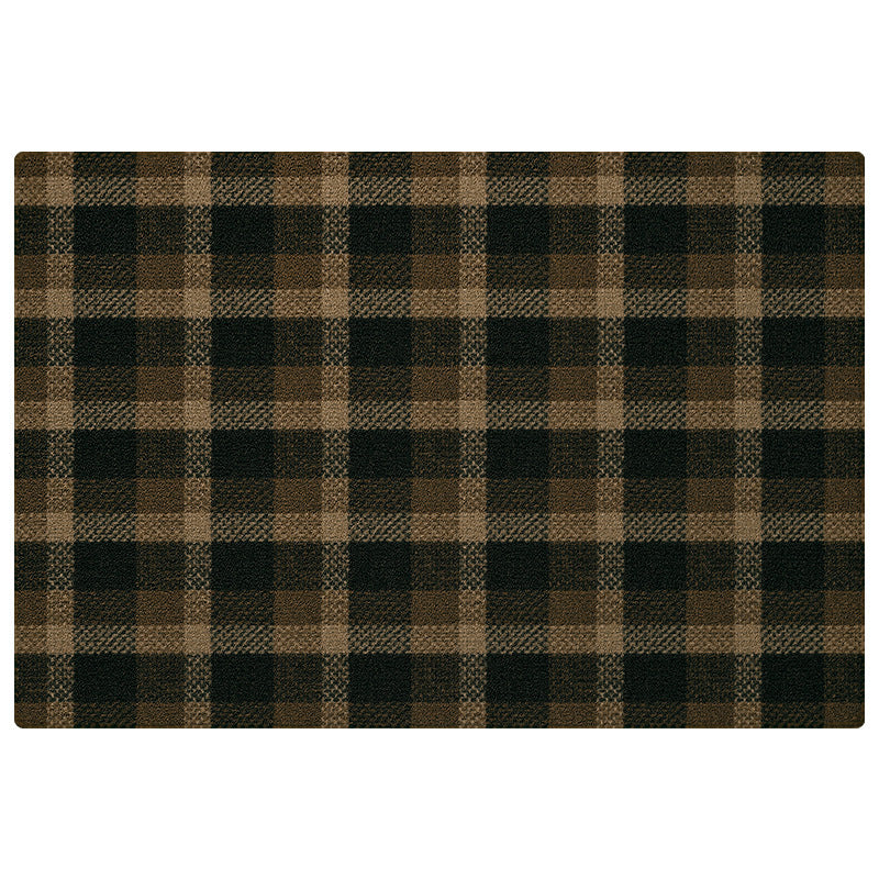 Plaid Pattern Welcome Mat Kalsten