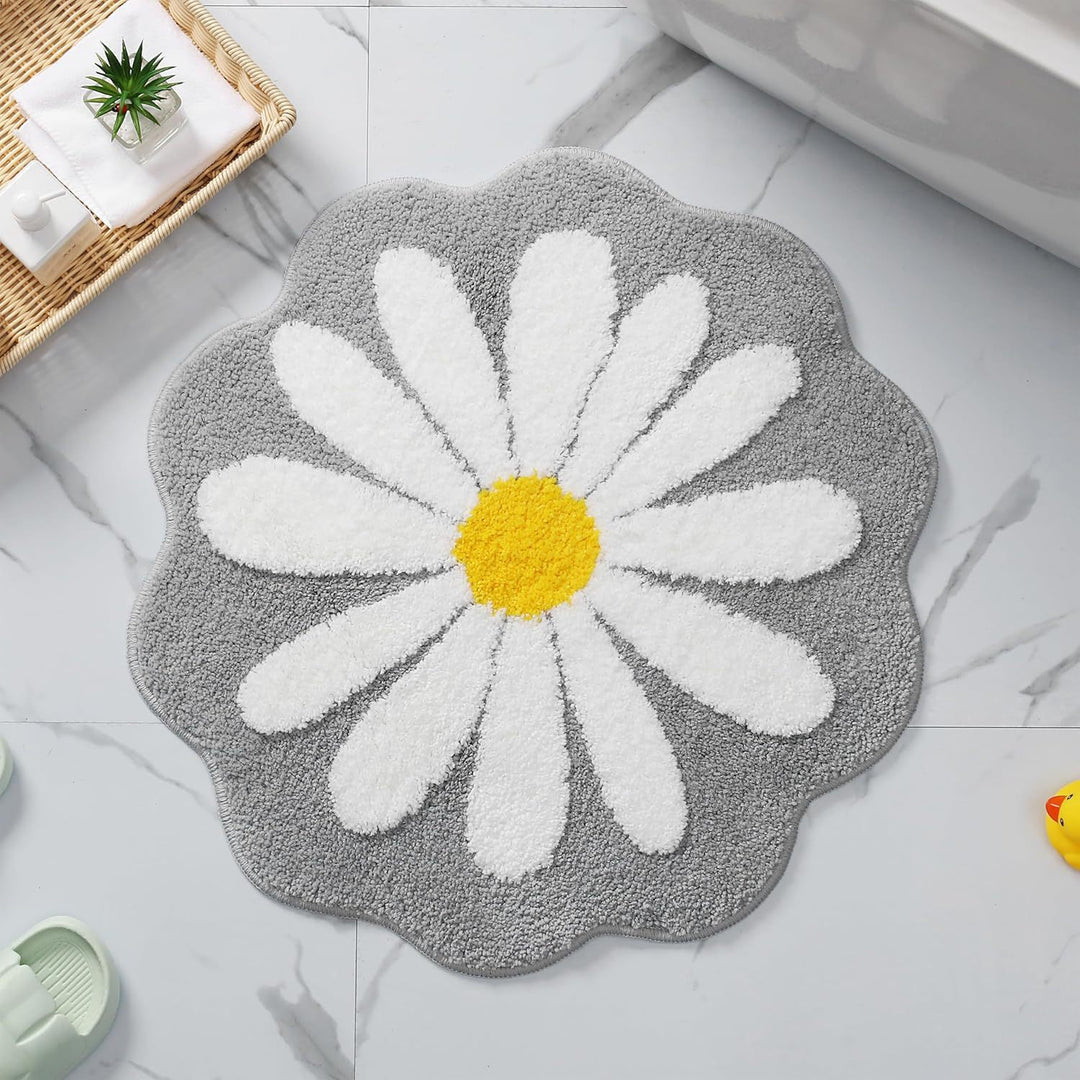Floral Shape Bath Mat
