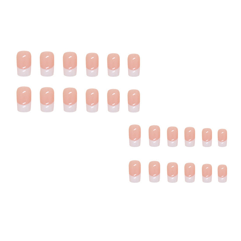 Elegant French Tip Press-On Nail Enhancements Kalsten