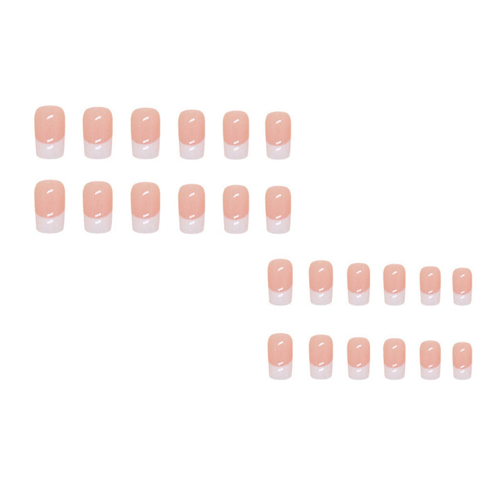 Elegant French Tip Press-On Nail Enhancements Kalsten