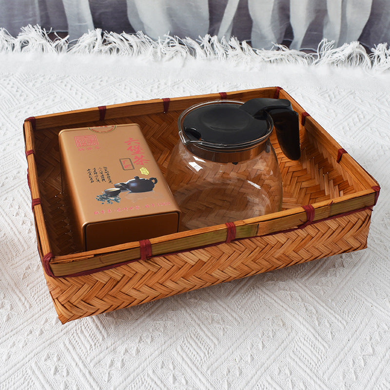 Handcrafted Woven Storage Tray Kalsten