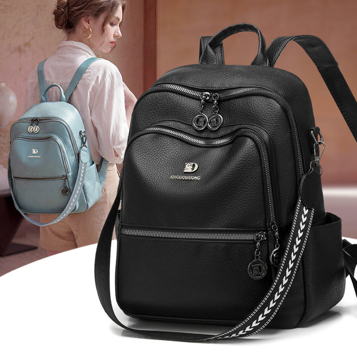 Multi-Functional Leather Backpack Kalsten