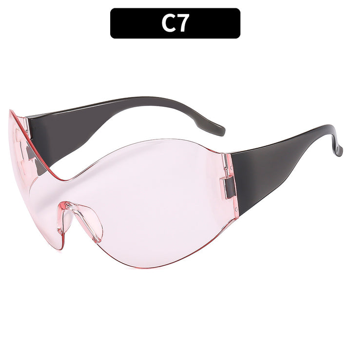 Futuristic Full Frame Shield Sunglasses
