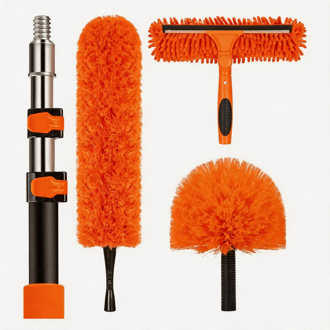 High-Performance Cleaning Kit with Adjustable Pole Kalsten