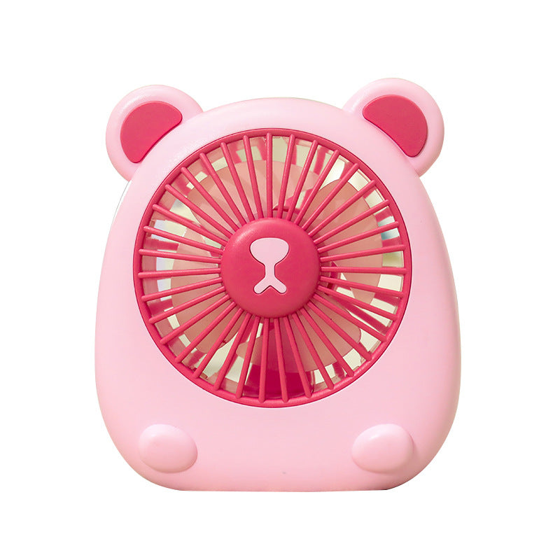 Women Portable Mini Table Fan in Cute Bear Design Kalsten