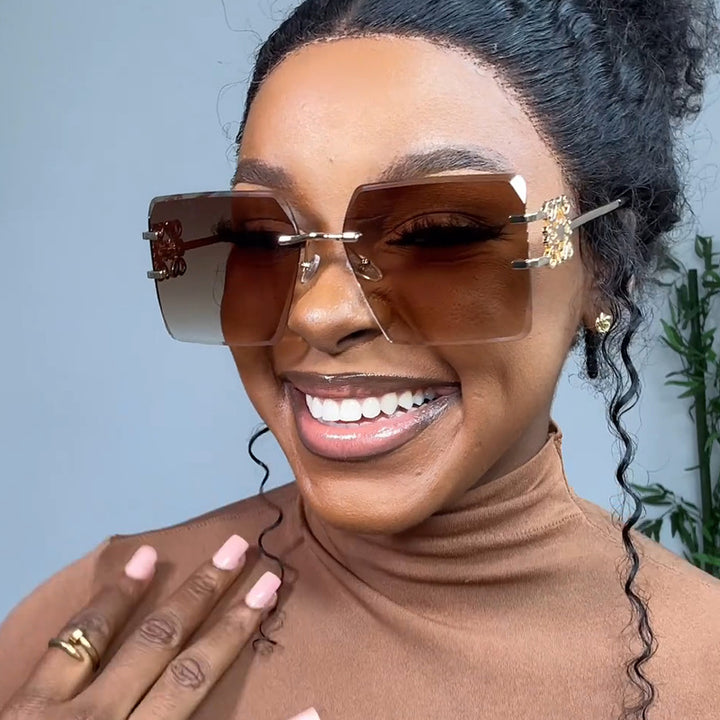 Women's fashionable sunglasses with exceptional design and golden accents Kalsten