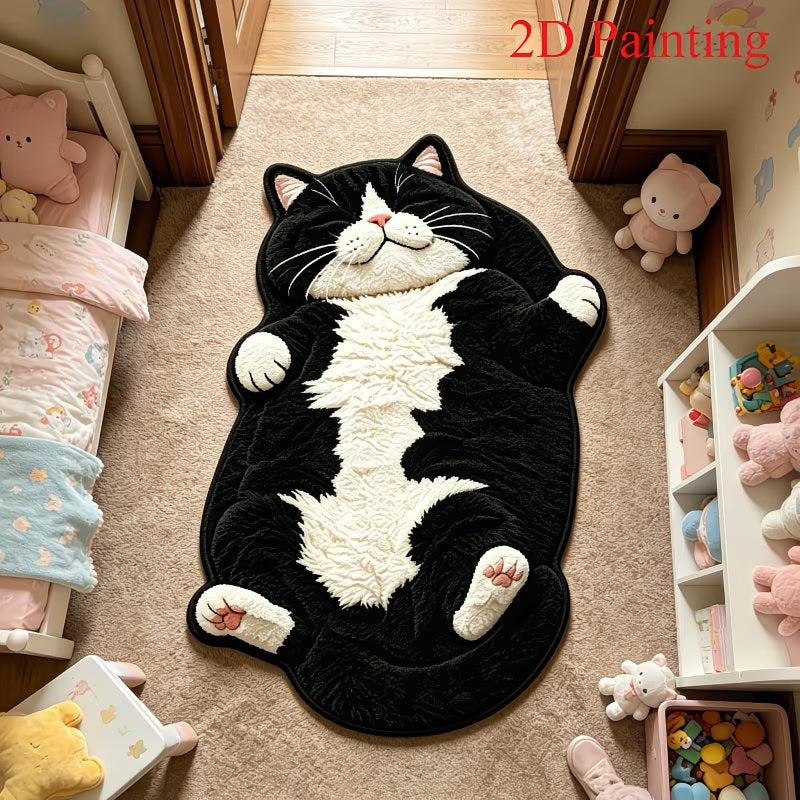 Cute Cat-Shaped Bath Mat