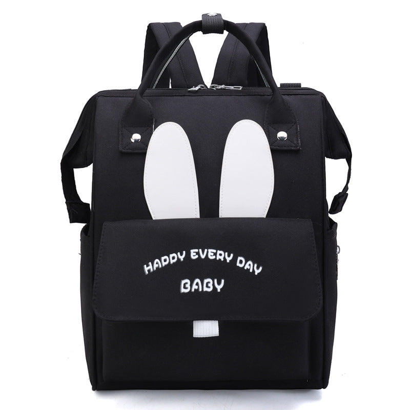Playful Bunny-Themed Diaper Backpack Kalsten