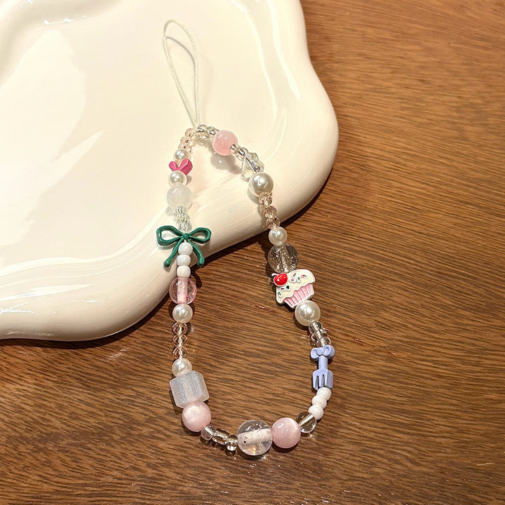 Playful Beaded Smartphone Charm Holder Kalsten
