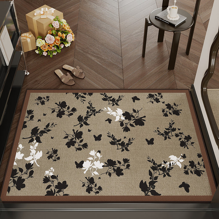 Decorative Floral Area Mat Kalsten