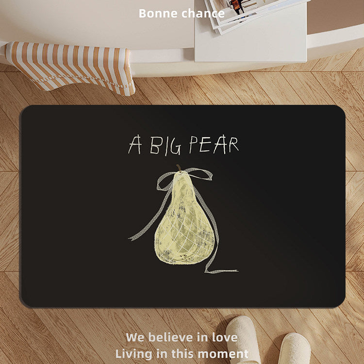 Playful Bunny-Themed Bath Mat