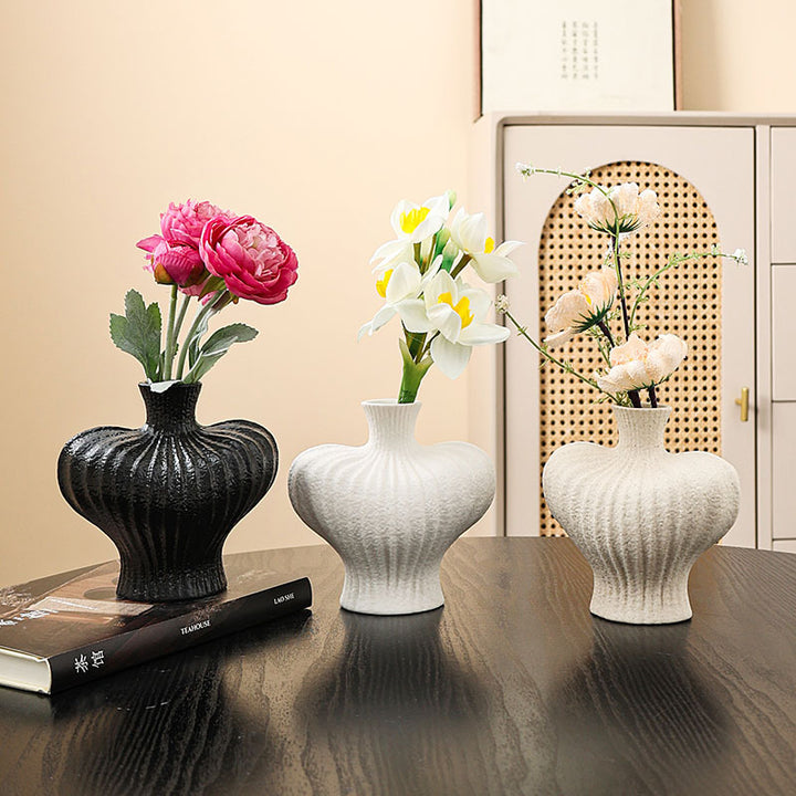 Artistic Textured Decorative Ceramic Vase